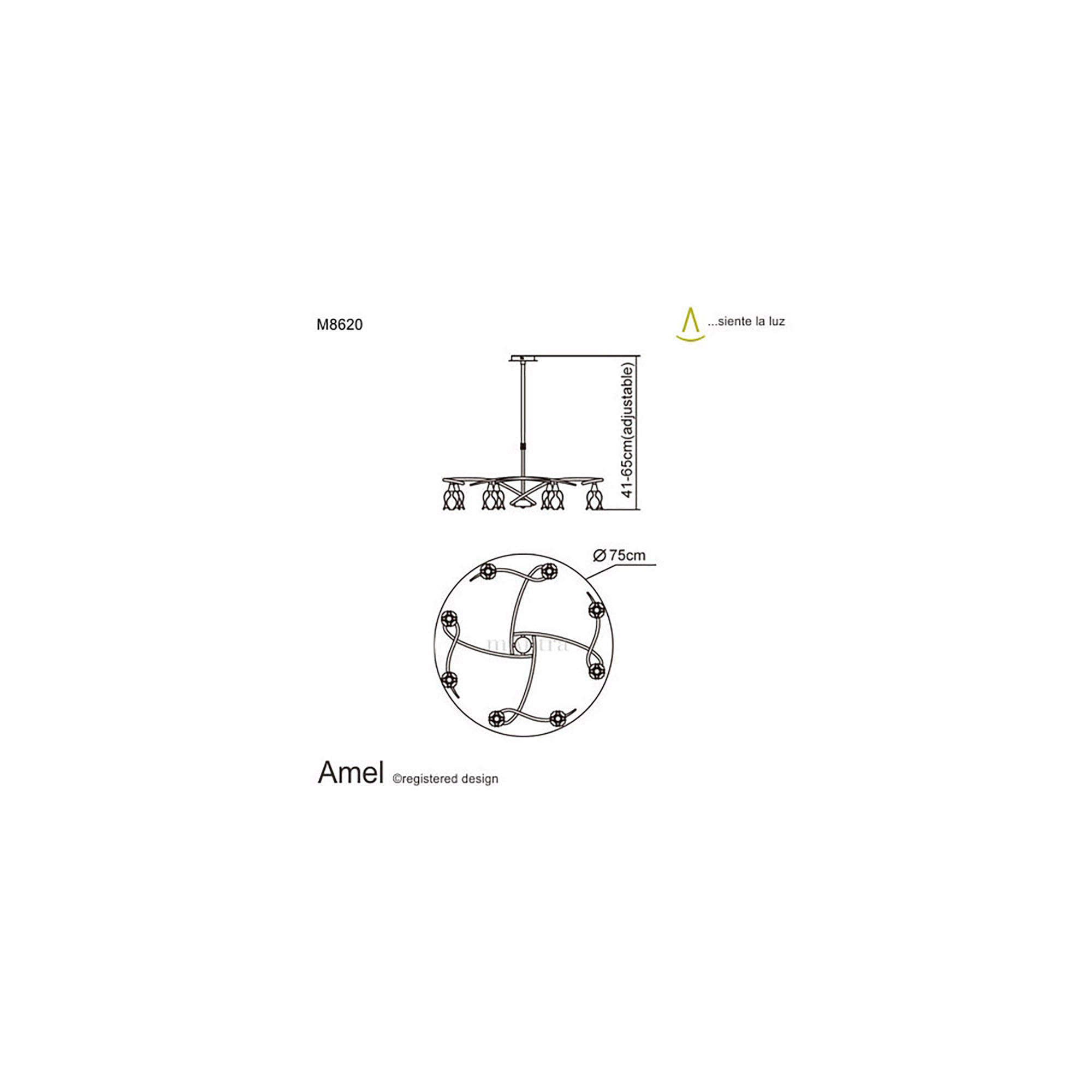 Amel Ceiling Lights Mantra Multi Arm Fittings